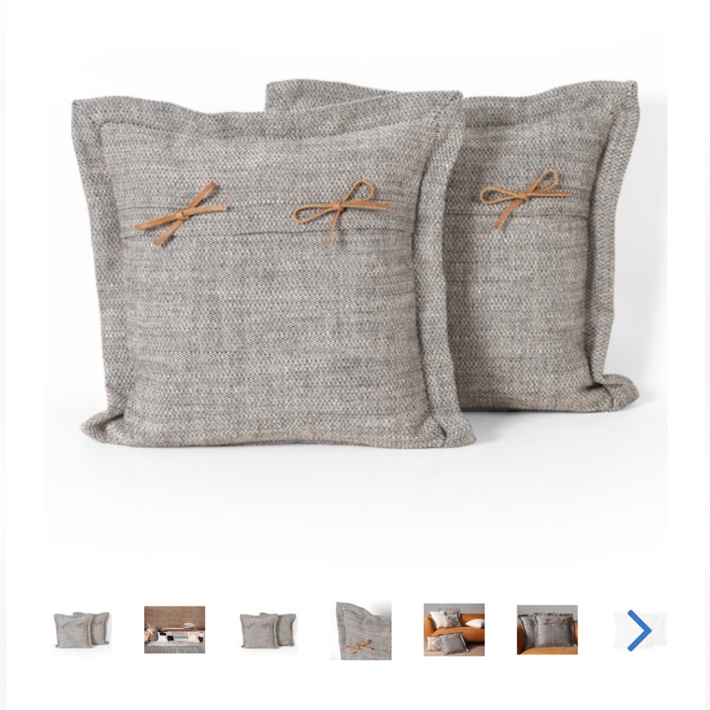 Four Hands Thames Pillows set of 2 (brand new, NWT still in box)